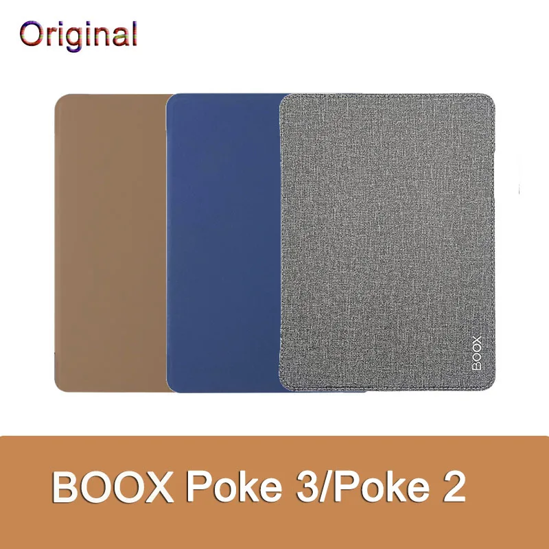 BOOX-Funda de cuero PU con tapa para lector de libros electrónicos, carcasa protectora con tapa para lector de libros electrónicos de 6 pulgadas, Poke 2 / Poke 3, Poke2, Poke3, 4 4s