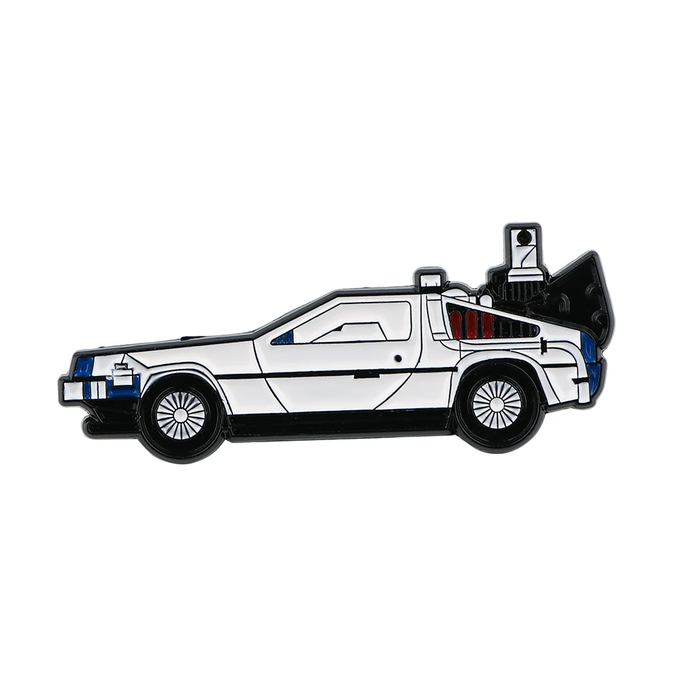 

PF1177 Back To The Future Car Collection Enamel Lapel Pin Badge Pins for Clothes backpacks Decoration Jewelry Accessories Gifts