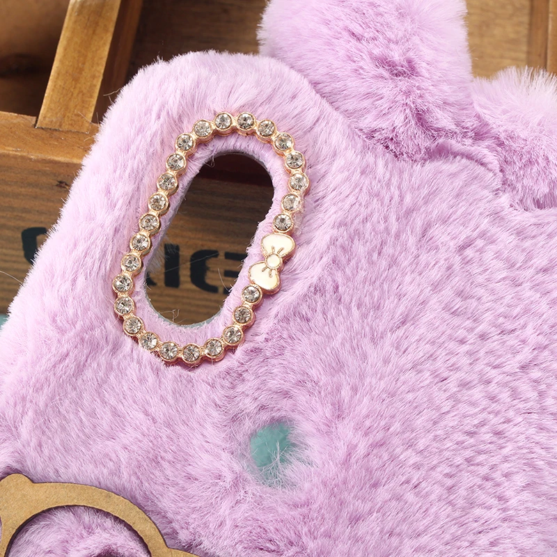 Модный красивый пушистый мягкий стильный защитный чехол для телефона Blackview A60 Pro