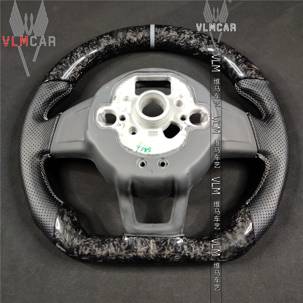 Индивидуальное индивидуальное рулевое колесо из углеродного волокна для VW Golf MK7