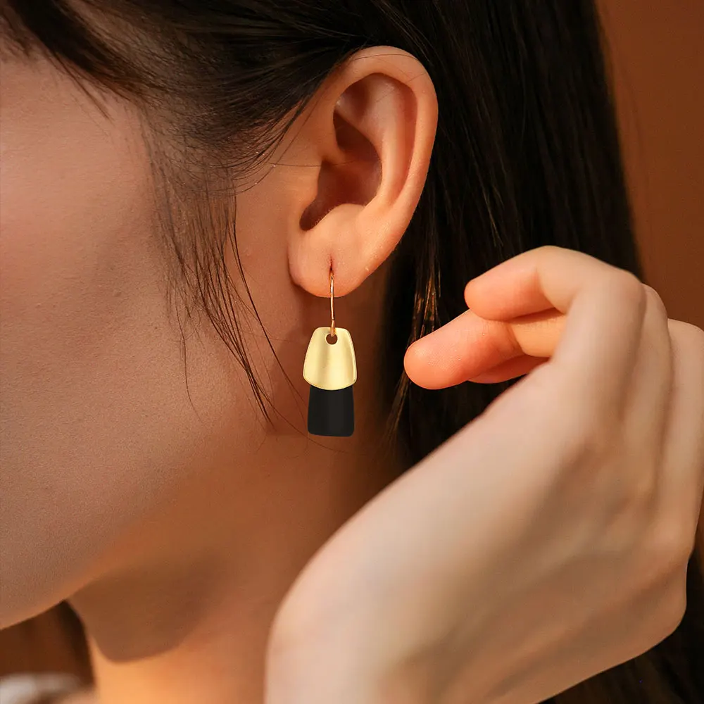 Женские серьги подвески с геометрическим дизайном|Серьги-подвески| |