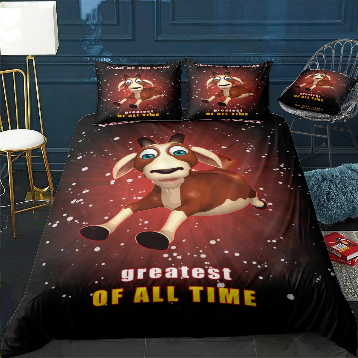 Пододеяльник из козы удобное одеяло домашний декор универсальный комплект