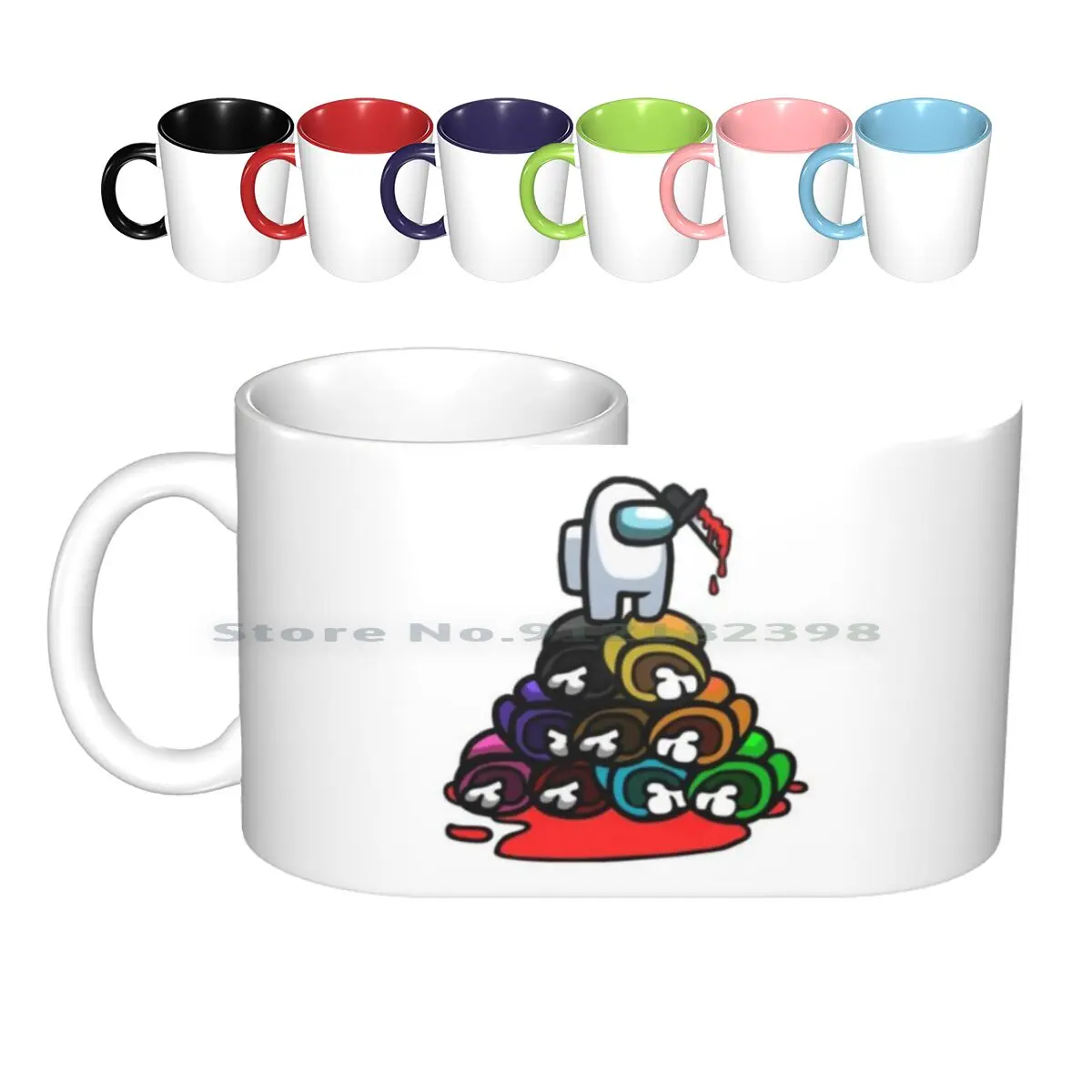 

Ceramic Mugs Coffee Cups Milk Tea Mug Among Impostor Crewmate Innersloth Dead Corpse Report Eject Vote Task Crew Member Skeld