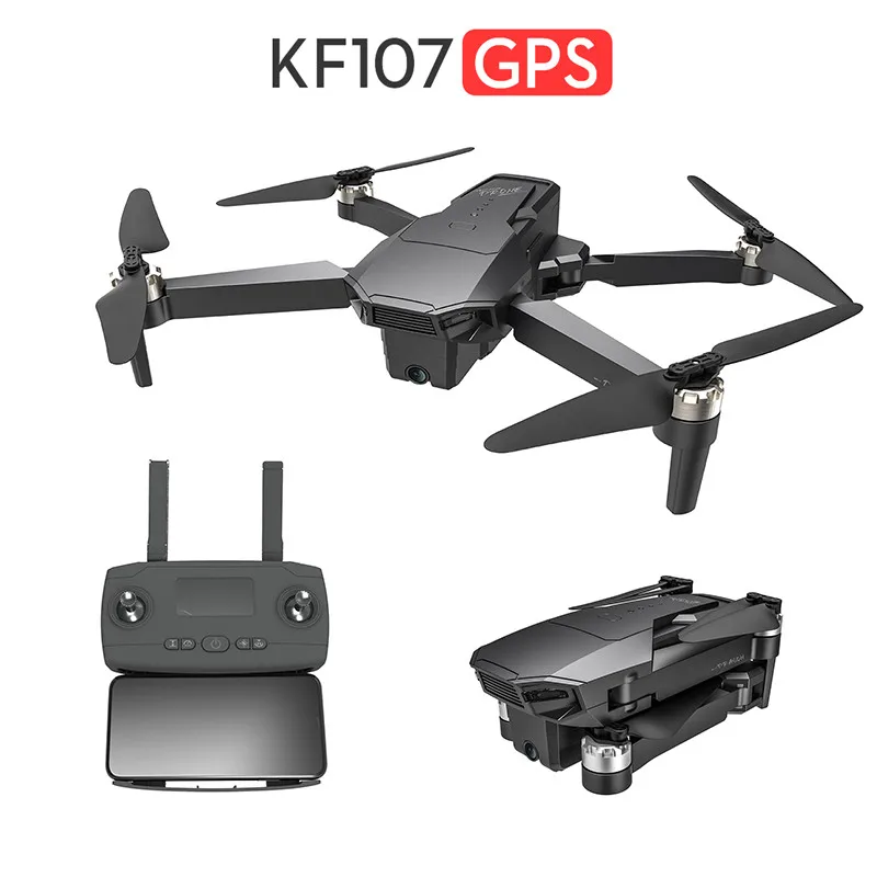 

Радиоуправляемый Дрон SGRC KF107 GPS с двойной камерой 4K HD управление жестами 25 минут 1,5 км