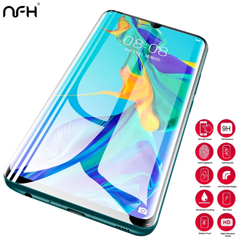 Для huawei P30 Lite защита экрана закаленное стекло для P20 Honor 10 20 mate Pro Полное покрытие