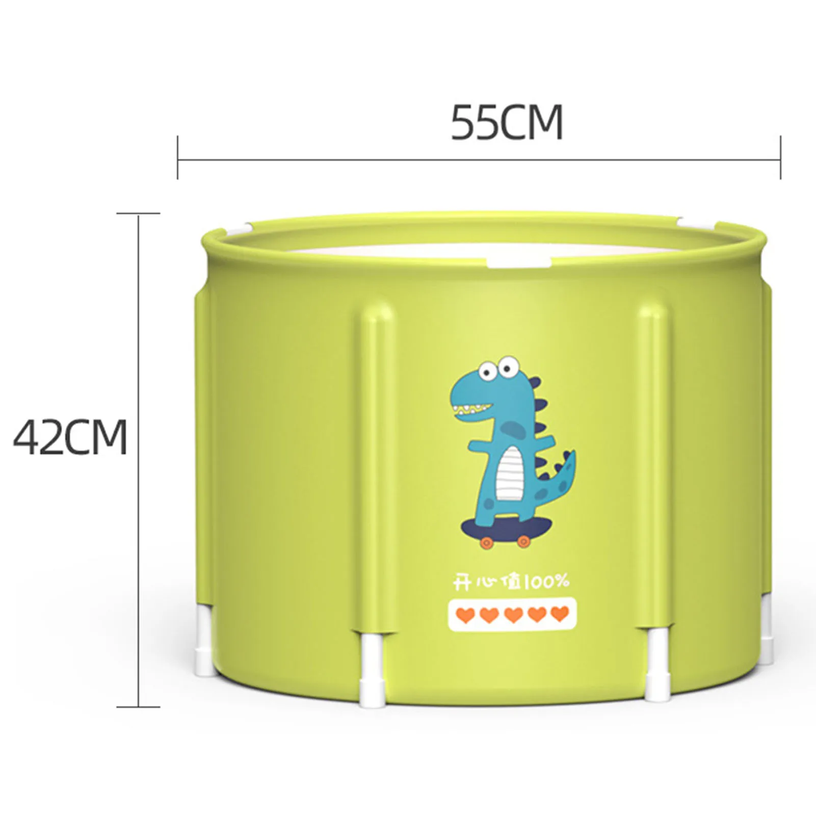 

Folding Baby Bathtub Set Durable Portable Bucket For Children Foldable Bath Barrel For SPA Soaking Swimming Bucket