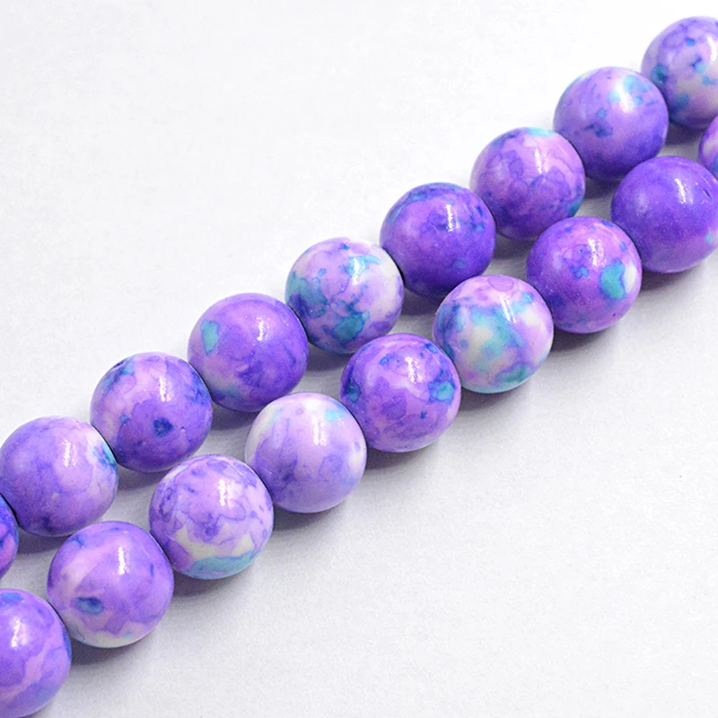 Бесплатная доставка Фиолетовый/синий яшмы галька 4681012 мм натуральные