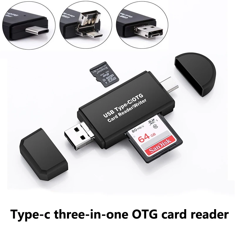 Считыватель карт памяти Многофункциональный OTG кардридер ABS Spot USB для Huawei Macboo
