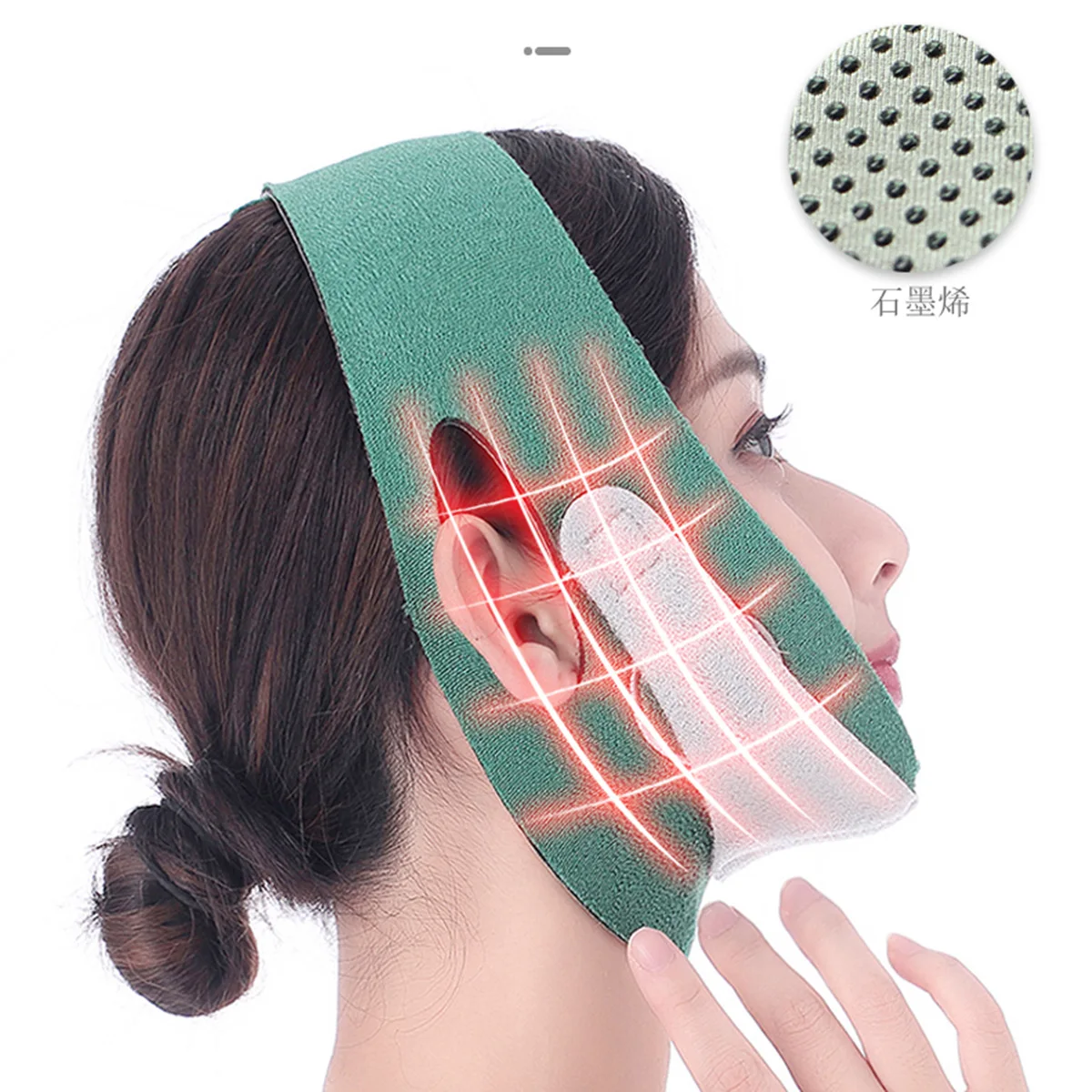 Sono Face Lift Fita Pequeno v Rosto Bandagem Queixo Duplo Levantahomemto Máscara Vlinha Massageador Rosto Escultura Produtos de Emagrecimento