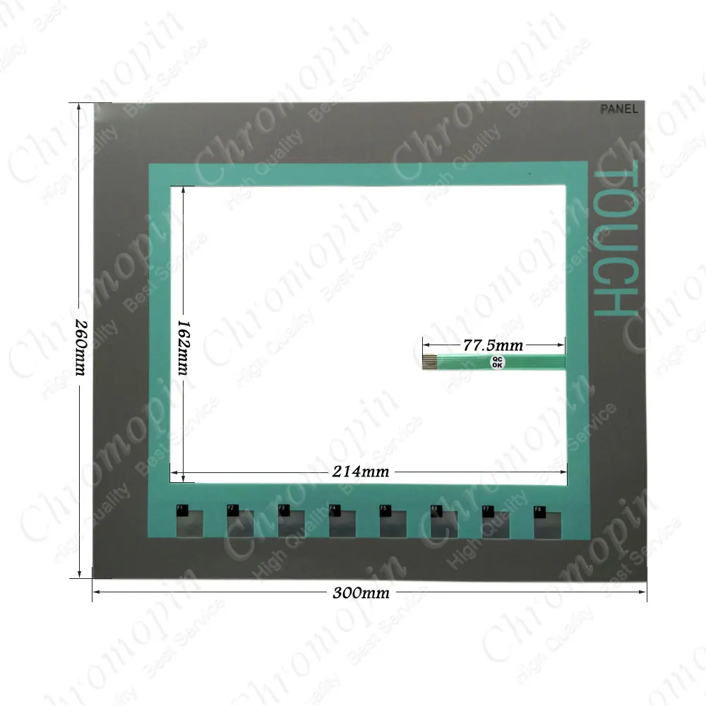 Сенсорная панель для 6AG1647-0AE11-4AX0 6AG1 647-0AE11-4AX0 6AG1647-0AF11-4AX0 647-0AF11-4AX0 KTP1000 с мембранная