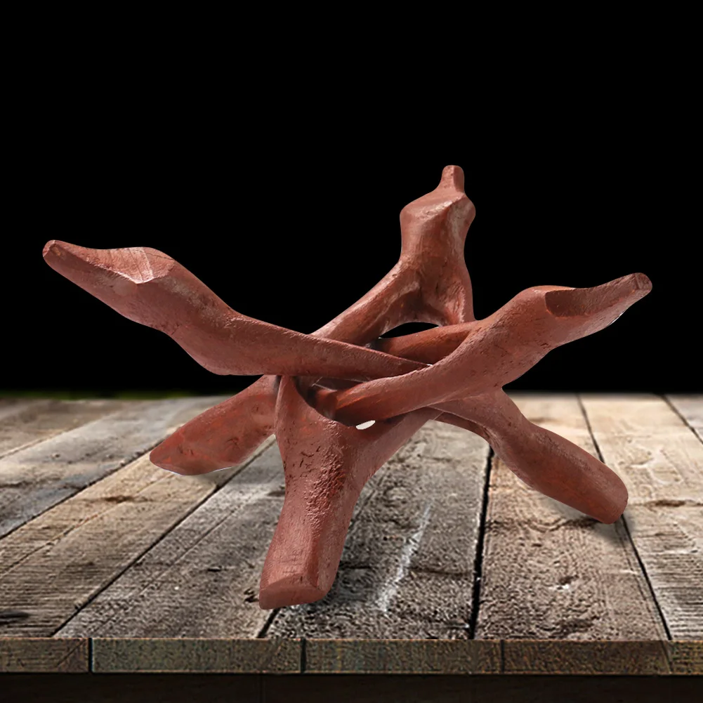 Подставка для украшения дома деревянная исцеление йогой | Дом и сад