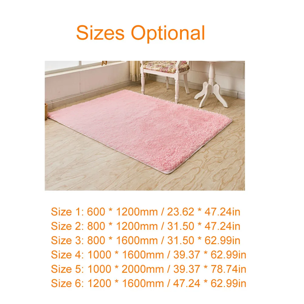 Прямоугольный ковер коврики напольный коврик ультрамягкий Пушистый Ковер для