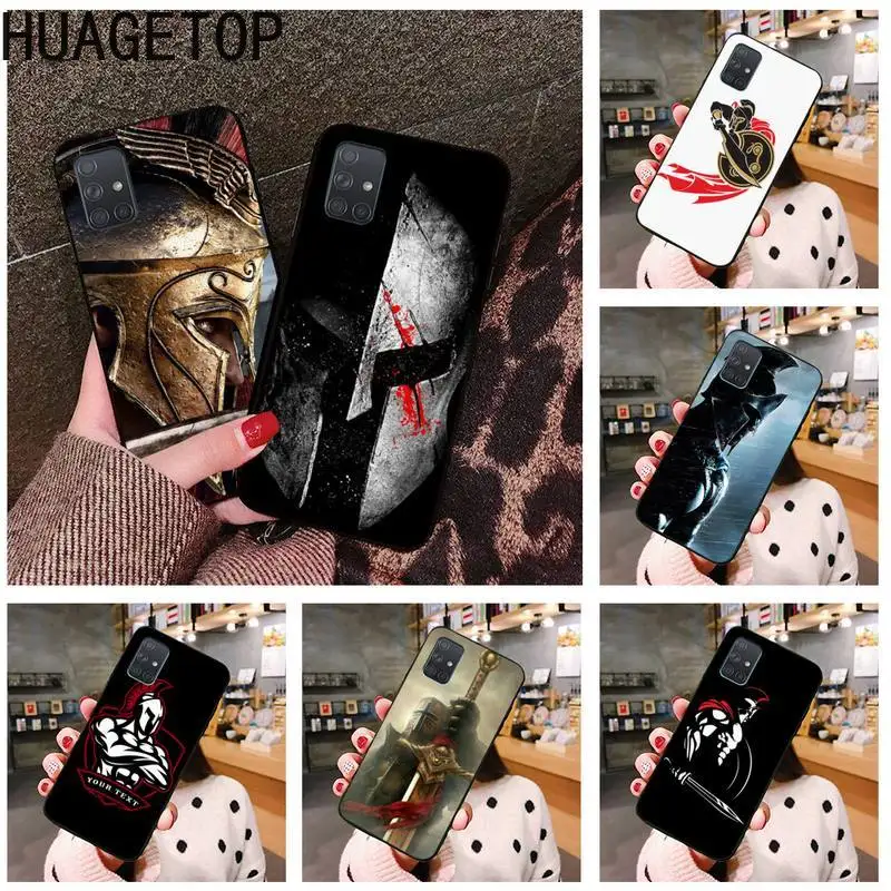 Спартанский мягкий чехол для телефона 300 Warrior Man Samsung Galaxy A21S A01 A11 A31 A81 A10 A20E A30 A40 A50 A70