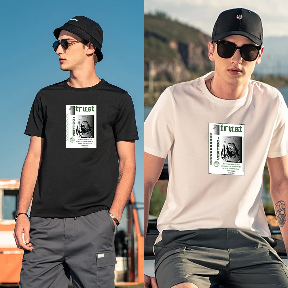 

tshirt printed t-shirt fashion men's prestigious women short-sleeved tops pure cotton t-shirts comfortable oversized t-shirts