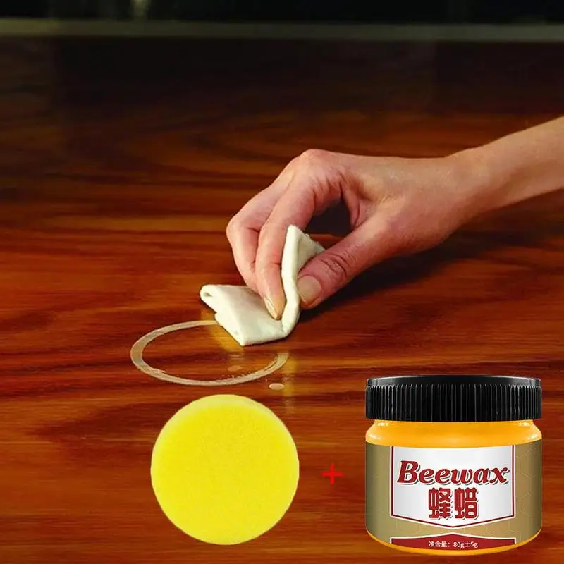 

Beewax Wood Care Cleaning Seasoning Wax Wear-Resistant Furniture Wax Polishing Mahogany Maintenance I0H0