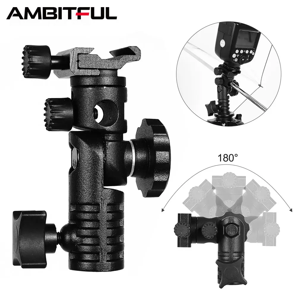 Универсальное металлическое Крепление Speedlite Flash Горячий башмак адаптер для