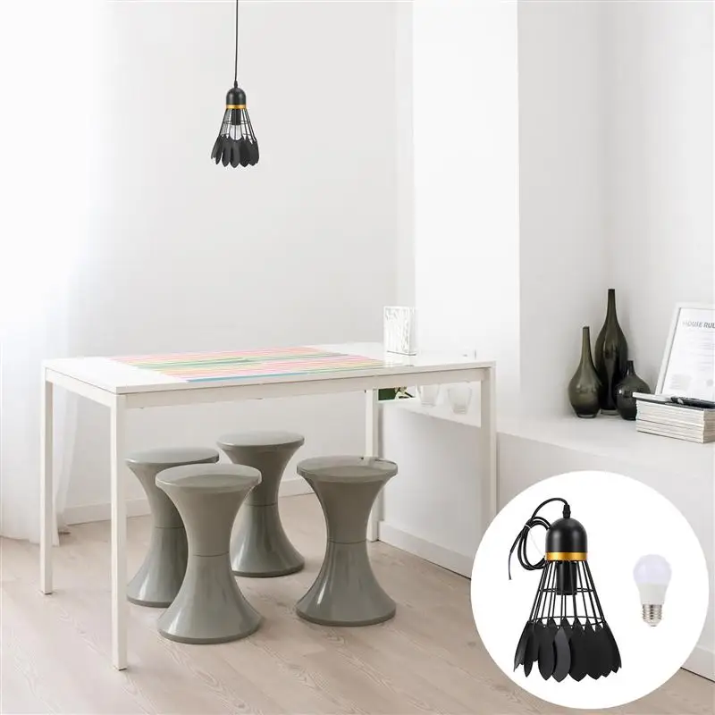 

1Pc Badminton Design Home Ceiling Light Ceiling Lamp Decor Ceiling Lamp Decorative Lamp for Restaurant Home