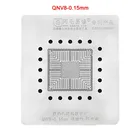 QNV8 BGA трафарет для Macbook CPU нижний слой IC реболлинговый чип Pin пайка Оловянная растительная сеть квадратное отверстие