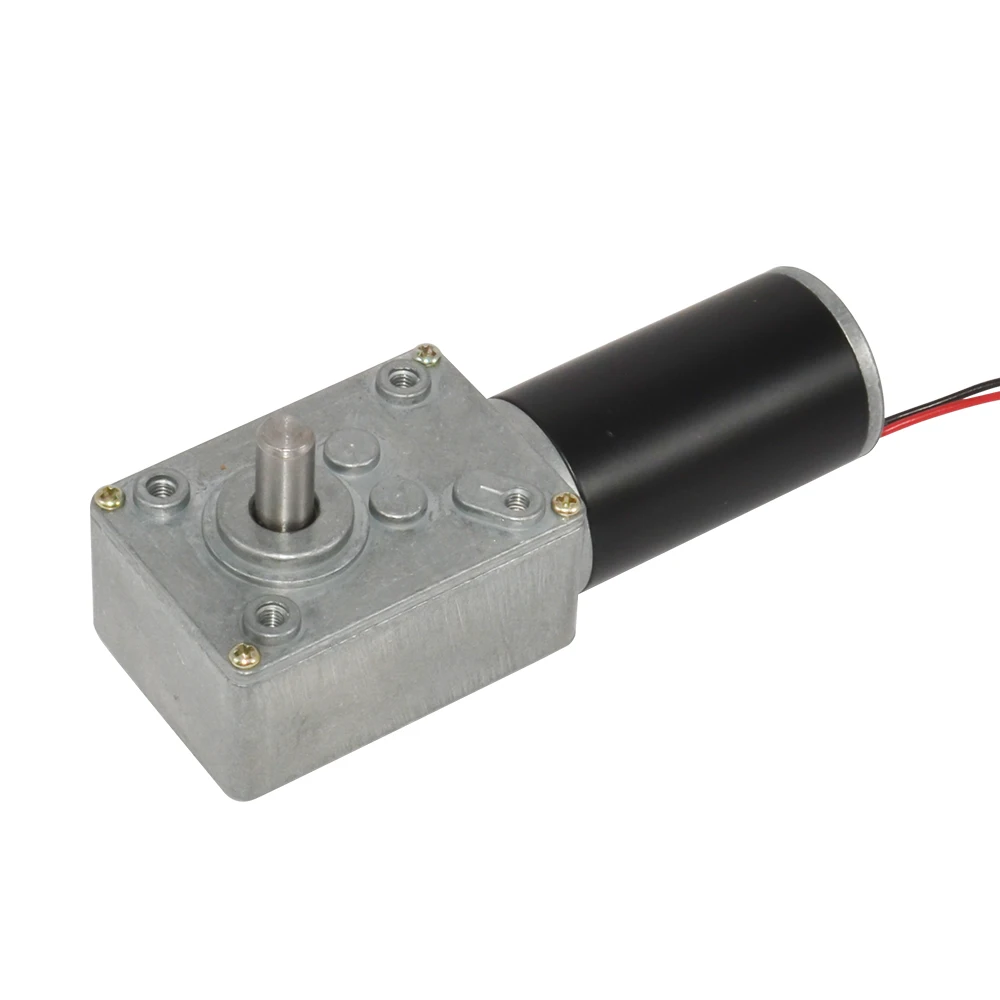 Редуктор постоянного тока с червячным двигателем низкая скорость 12 В 6 об/мин