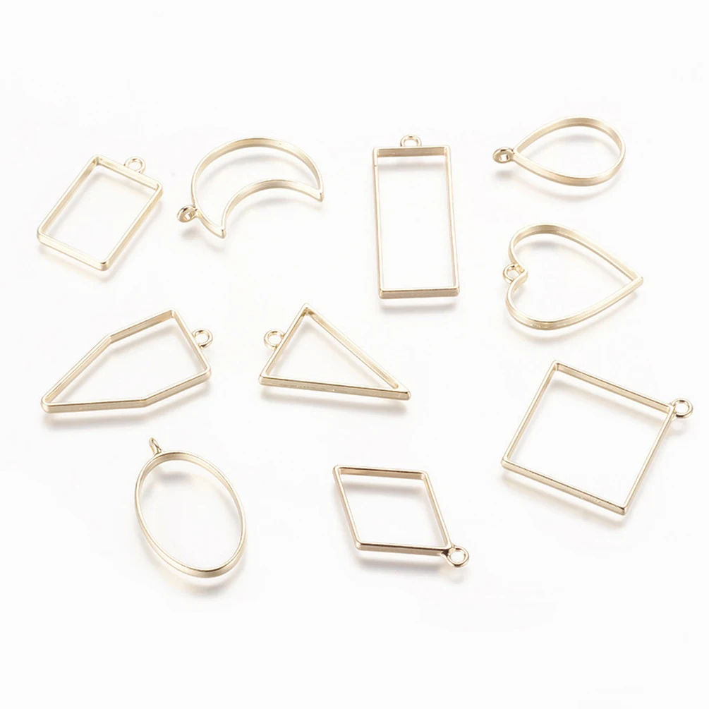 10 шт./компл. 3 Цвета УФ-отверждаемая эпоксидная смола металлическая рамка пустая