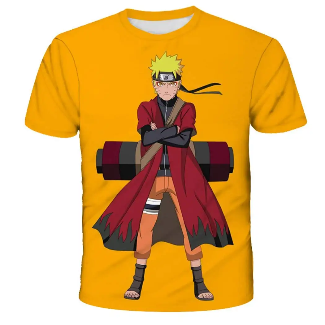 

2021 Summer New Men's and Women's T-shirt 3d Printing Japanese Anime Children Cartoon Fashion Casual Top