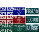 LIBERWOOD, флаг Великобритании, флаг Великобритании, фонарик, медицинская помощь, врач, медсестра, светоотражающая Тактическая Военная нашивка, ИК значок для аварийной спасательной службы