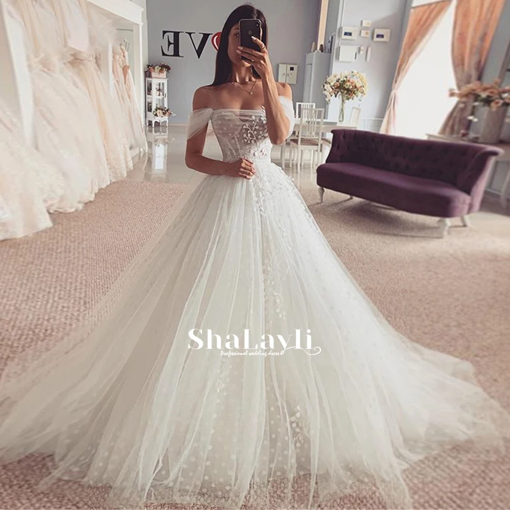 

Роскошное Свадебное платье, элегантное многослойное белое кружевное платье с V-образным вырезом, бусинами и кристаллами в виде листьев лото...