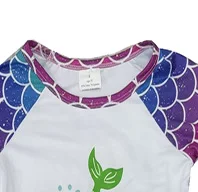 Новинка 2019 праздничная одежда дизайнерский комплект из цветной рыбьей чешуи для