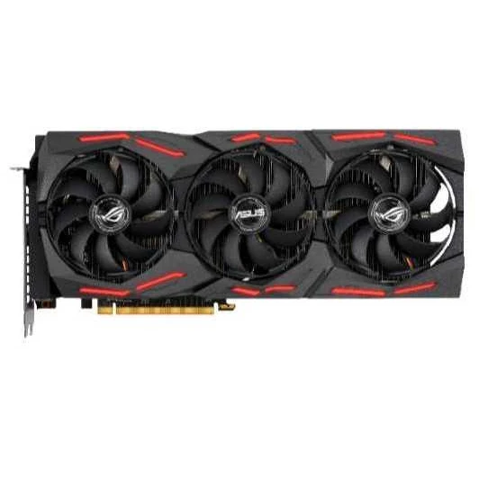 Видеокарта Asus PCI E 4.0 ROG STRIX RX5700XT O8G GAMING AMD 8192Mb 256b GDDR6 1840/14000/HD|Видеокарты| |