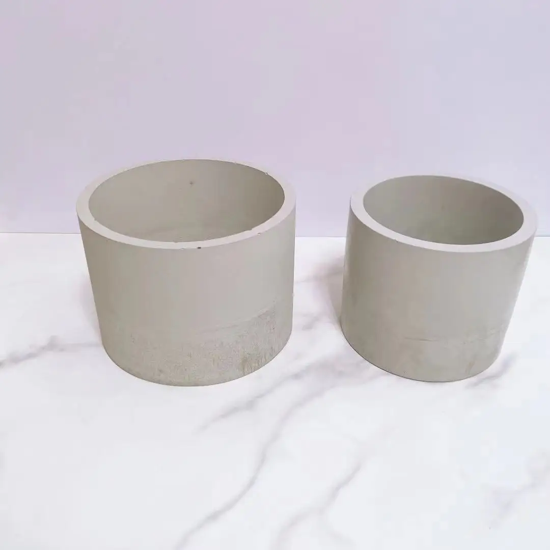 Большая круглая форма для цветочного горшка бетона цемента лотка сада тераццо