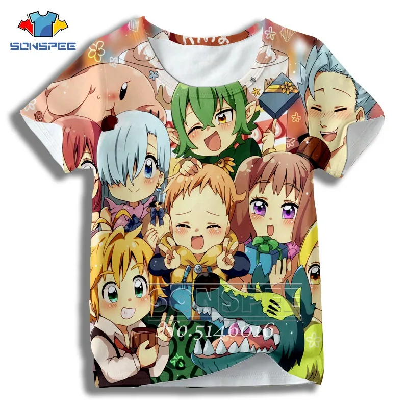 Футболка Летняя детская с коротким рукавом круглым вырезом и 3D принтом|Мужские