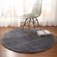 2021 new fluffy round carpet living room home decoration bedroom childrens room floor mat decoration salon thick plush carpet