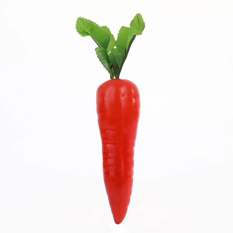 

1Pcs Simulation Carrot Artificial Lifelike Fake Vegetables Hotel Sample Display Home Improvement Kitchen Photography Props