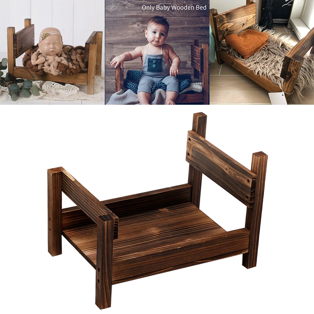 

Multifunction Studio Crib Posing Home Cute Background Photography Props Photo Shoot Baby Wooden Bed Newborn Bedroom Parent Child