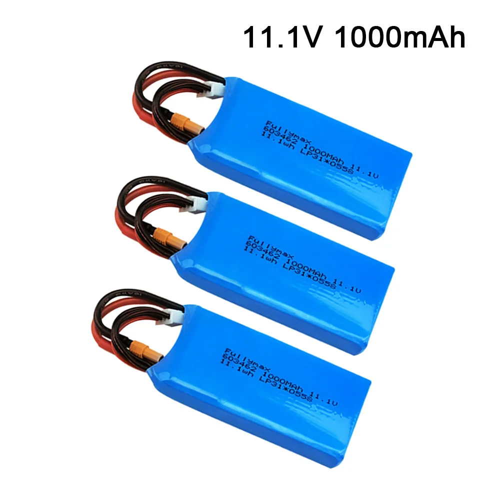 

3S Battery for XK X450 FPV RC Airplane Fixed Wing 3S 11.1V 1000mAh 1300mah 20C Lipo Battery LIPO Electric RC Toys Battery