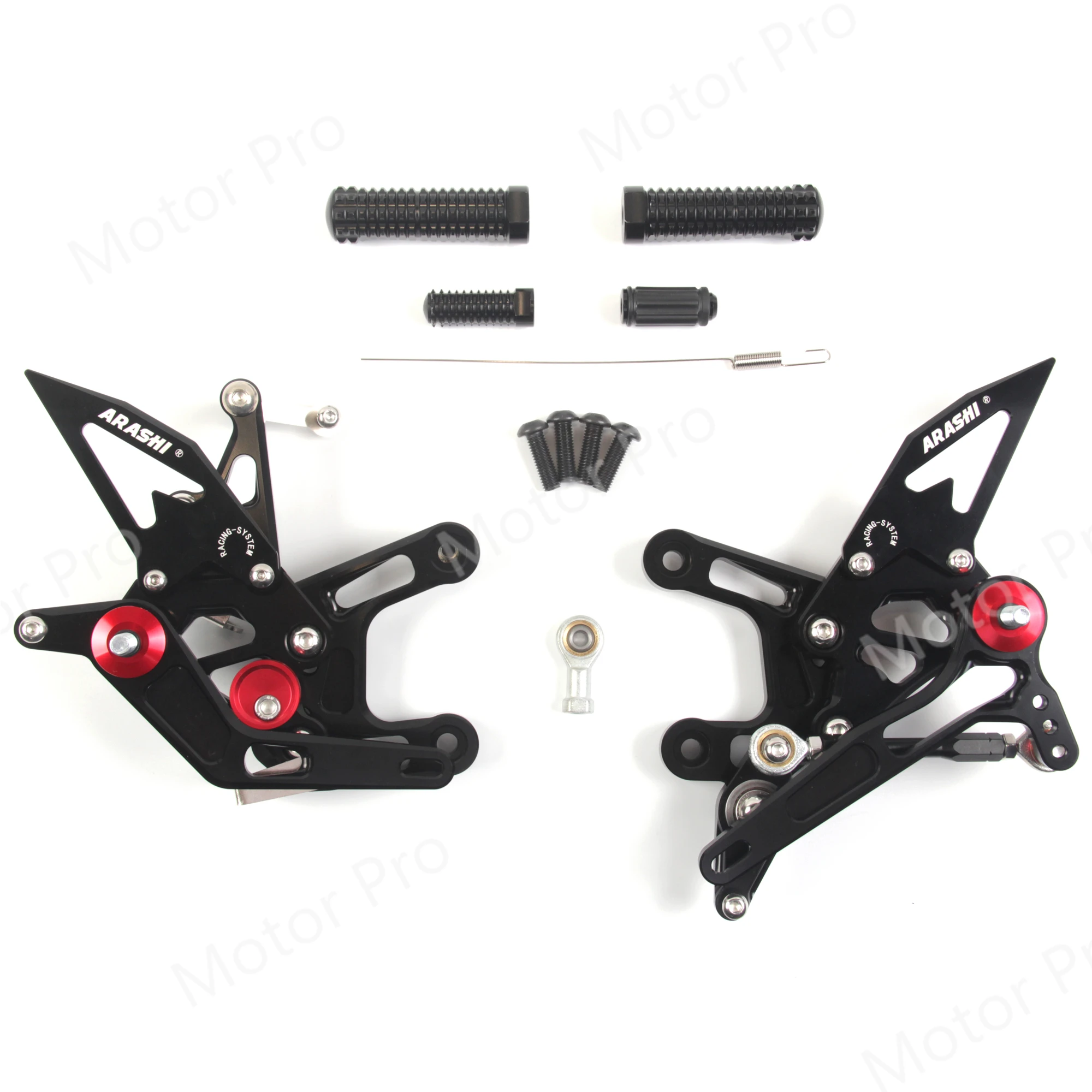 Регулируемые подножки для KAWASAKI NINJA ZX10R 2016 2020 QS мотоцикла ног Rearset педаль ZX 10R ABS ZX1000
