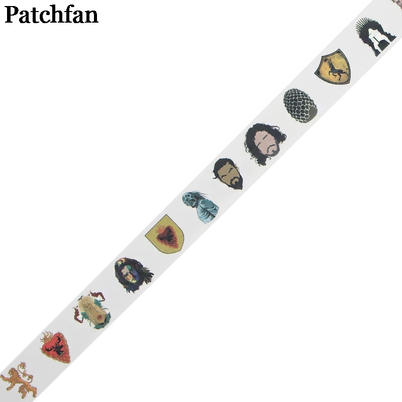 Patchfan Игра престолов 90s Забавный DIY Скрапбукинг детская Бумага васи маскирующая Лента Печатный шаблон стикер Пастер A2345