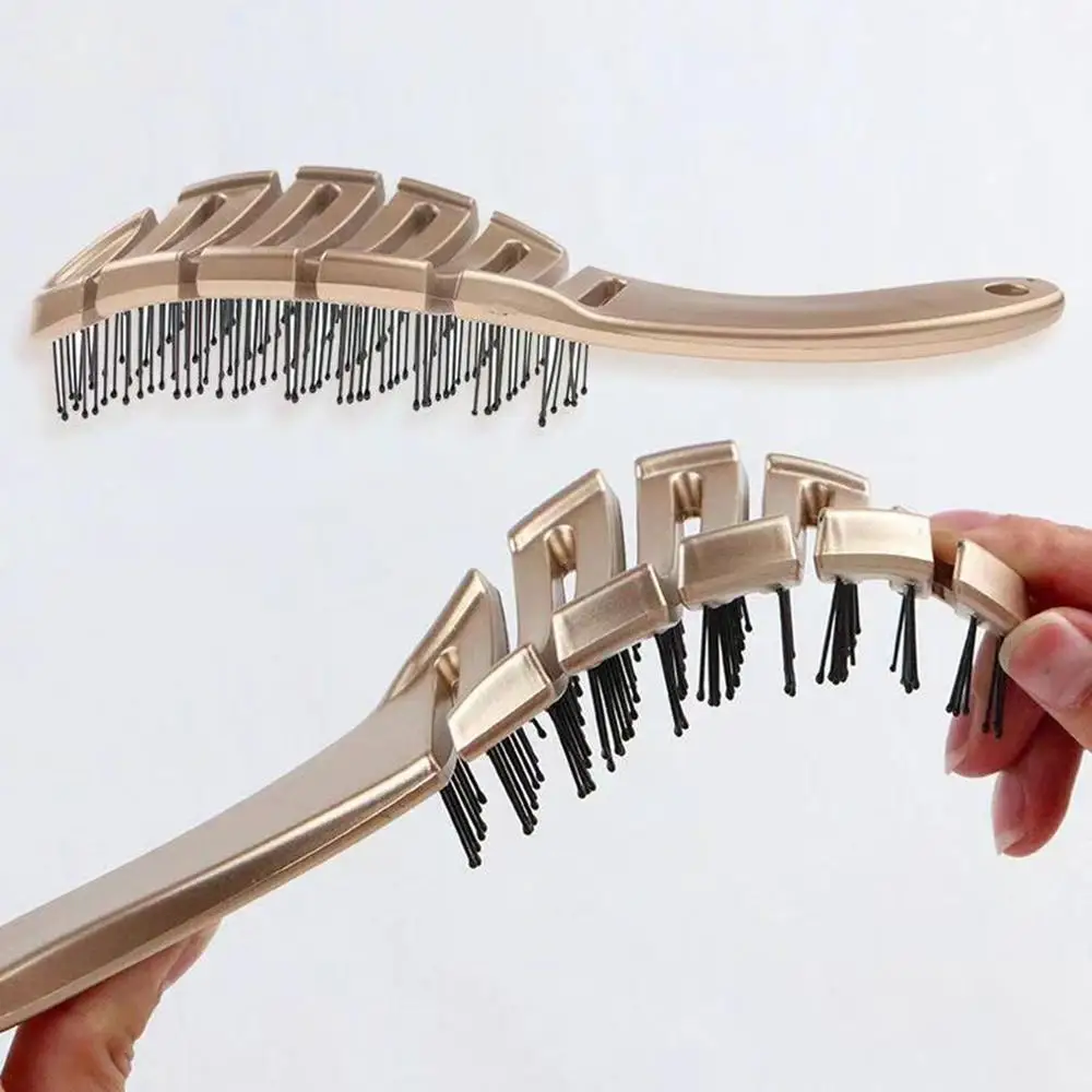 Свинина ребро гребень большой изогнутой формы нейлон мягкий зуб Abs пластик