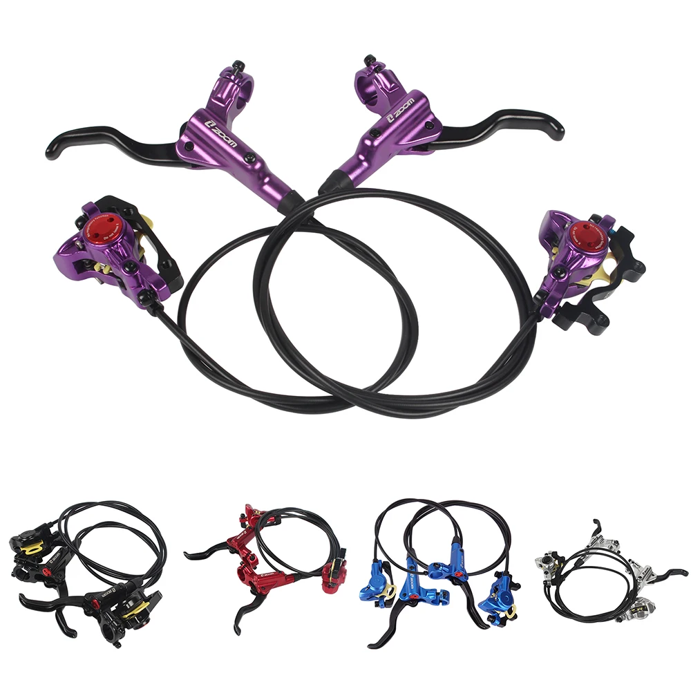

ZOOM HB-875 MTB Hydraulic Disc Brake Set Aluminium Alloy Bicycle Mountain Bikes Road Oil Disc Brake Calipers Rotors 750 1350mm