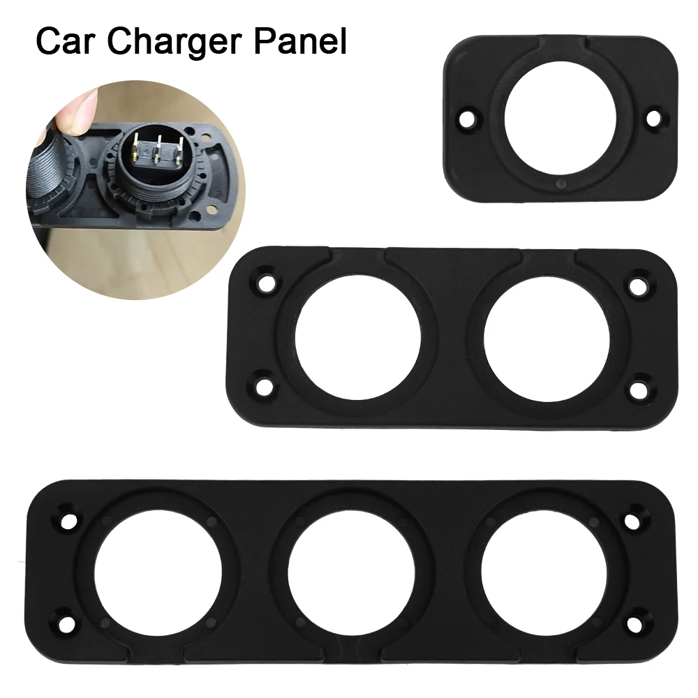 Cart Charger Switch Voltmeter Mounting Plate Car Usb Panel