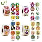 Наклейка в виде мультяшного животного, стикер для награждения учеников, наклейка в виде букв для поддержки школьников, детских игрушек, 500