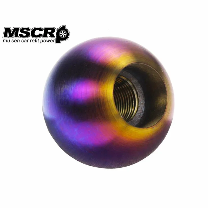 Матовая полностью титановая ручка переключения s/ручка передач (M10*1 25/M10*1 5/M12 * 1