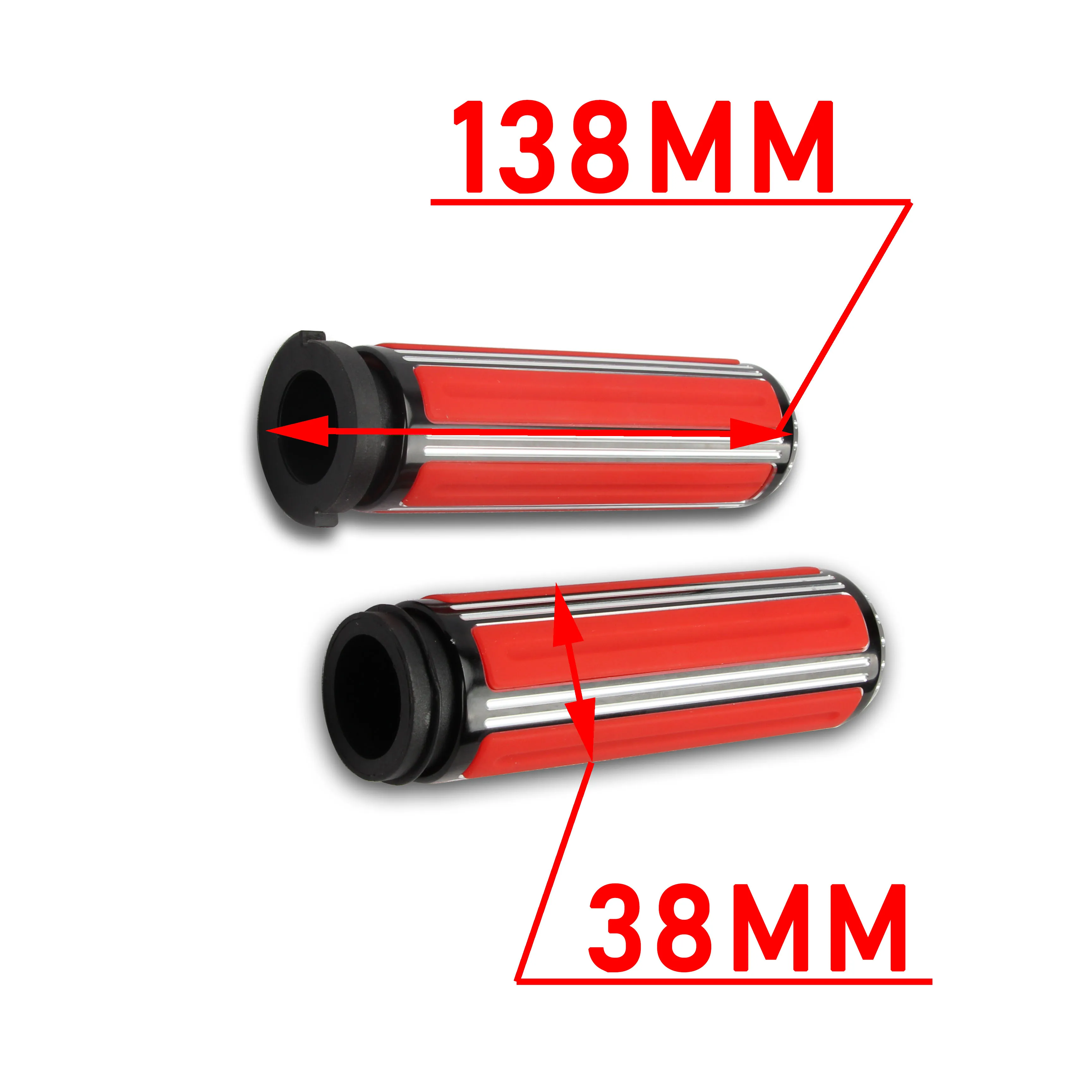 

25MM Electronic throttle handle is suitable for all motorcycles with 25MM handle caliberRed Snowflake