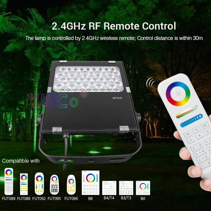 

Miboxer FUTC06 50W RGB+CCT LED Garden Light AC100~240V Green space/Park/road/decoration smart Outdoor light lamp waterproof IP65