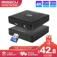 misecu h 265 mini cctv nvr 16ch full hd 8mp 4k5m4m3m1080p video recorder motion detect p2p for ip camera security system