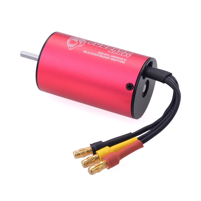 

SURPASS HOBBY Waterproof KK 2845 3.175mm 3800KV Brushless Motor for Traxxas/HSP 1/12 RC Drift Racing Car