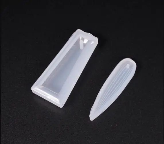 Формочка для сережек в форме трапеции листа силиконовой Подвески изготовления