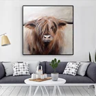 Шотландский постер Highland с изображением коров, коров, Яков, животных, настенные картины на холсте, картины на холсте для гостиной, домашний декор