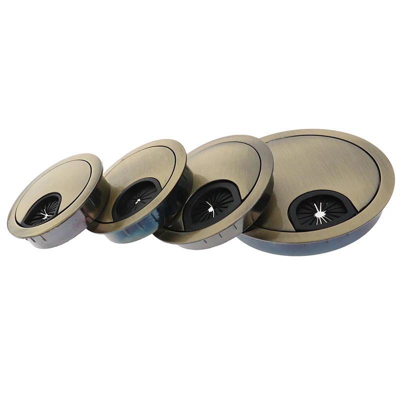 Desk Wire Hole Cover Base Computer Grommet Table Cable Outlet Port Surface Line Box Furniture Hardware | Обустройство дома