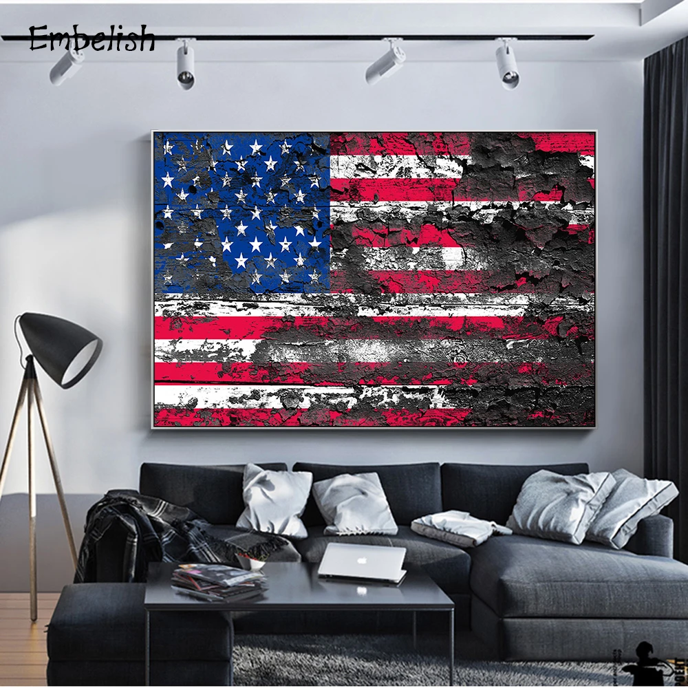 

Embelish 1 Pieces Hot Dirty Flag HD Print On Canvas Paintings For Living Room Modern Home Decor Pictures Wall Art Bedroom Poster